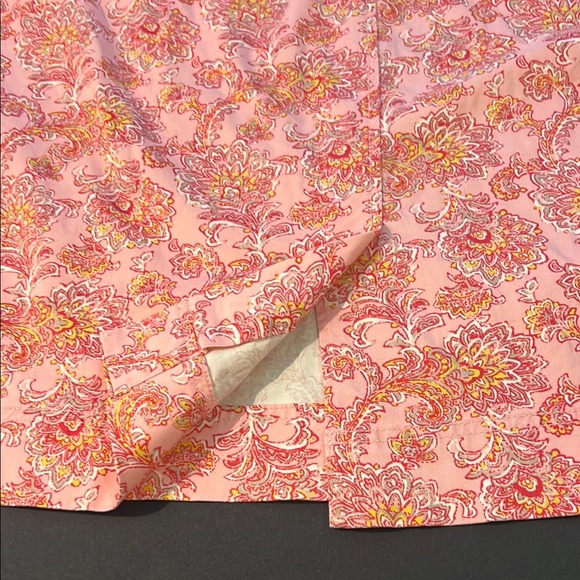 Lands End Plus Size Pink Floral Skirt, Size 20W - Picture 5 of 8